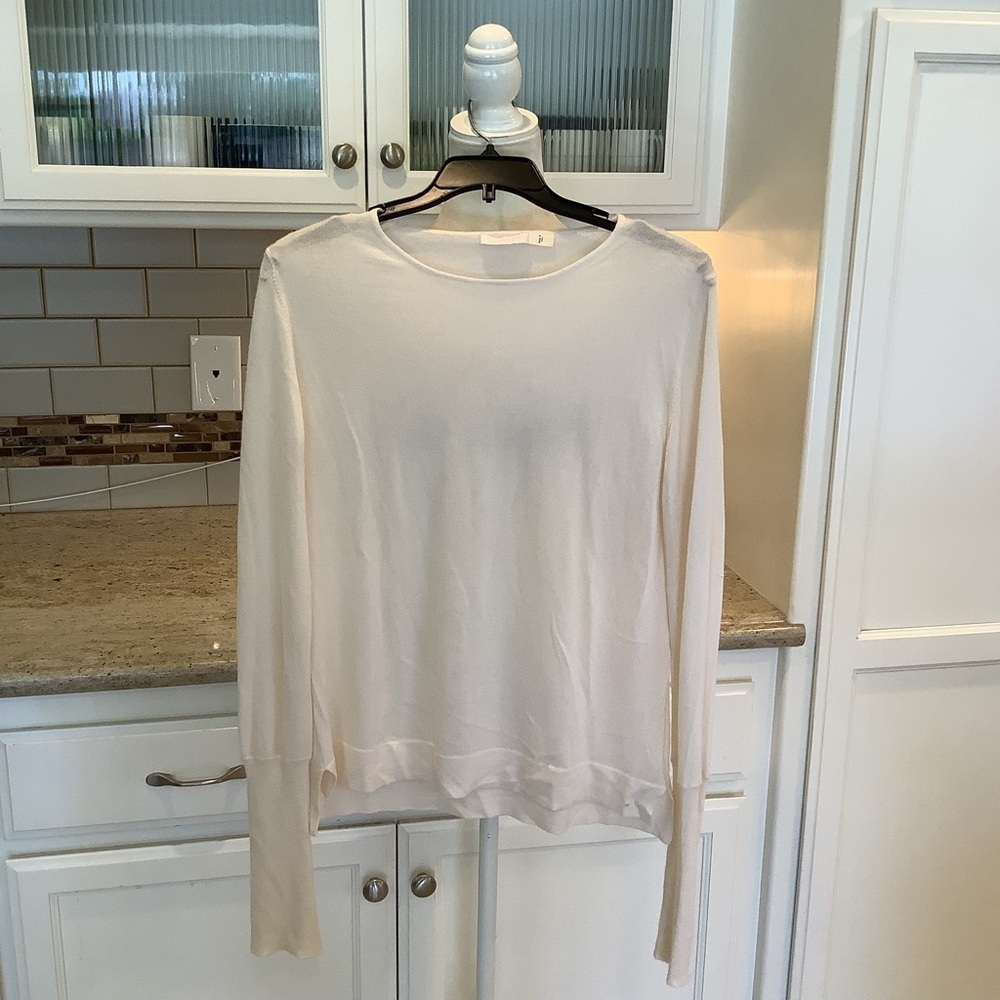 Bamford England Cashmere & Silk Pullover Sweater SZ Small Scoop Neck
